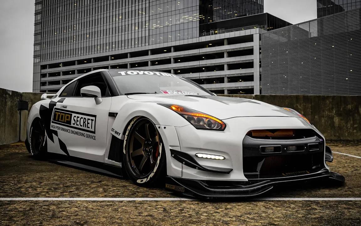 【4k】cleanest绝美的白色战神丨nissan gtr r35