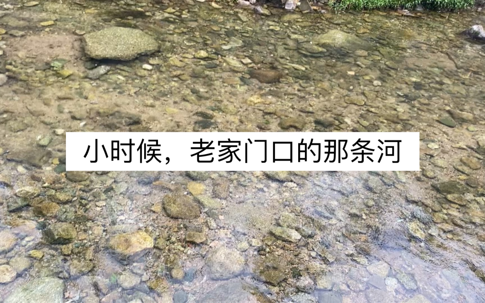 [图]小时候，老家门口的那条河