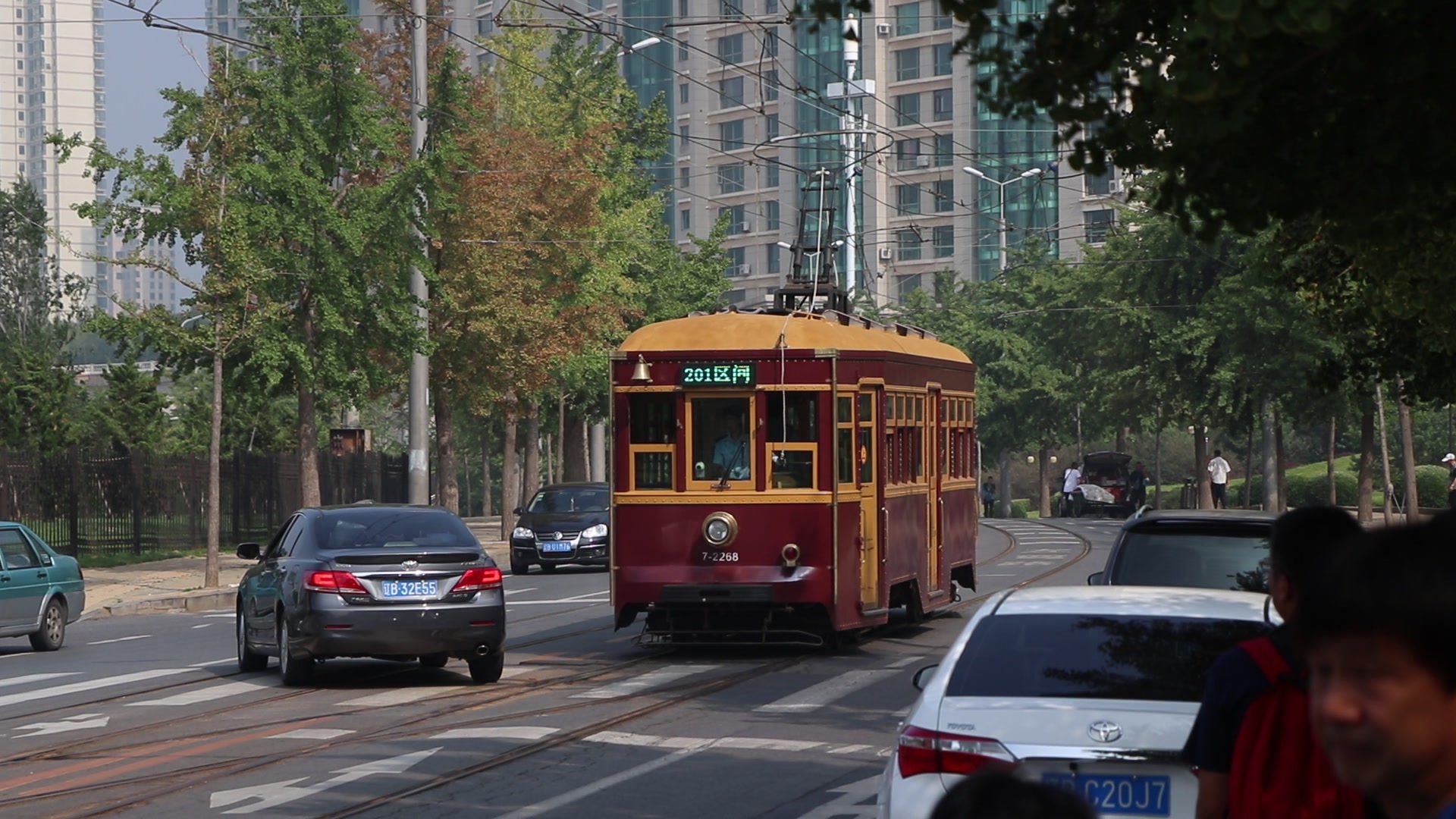 【轨道交通】大连电车201路区间终点站折返操作_哔哩哔哩 (゜-゜)つロ