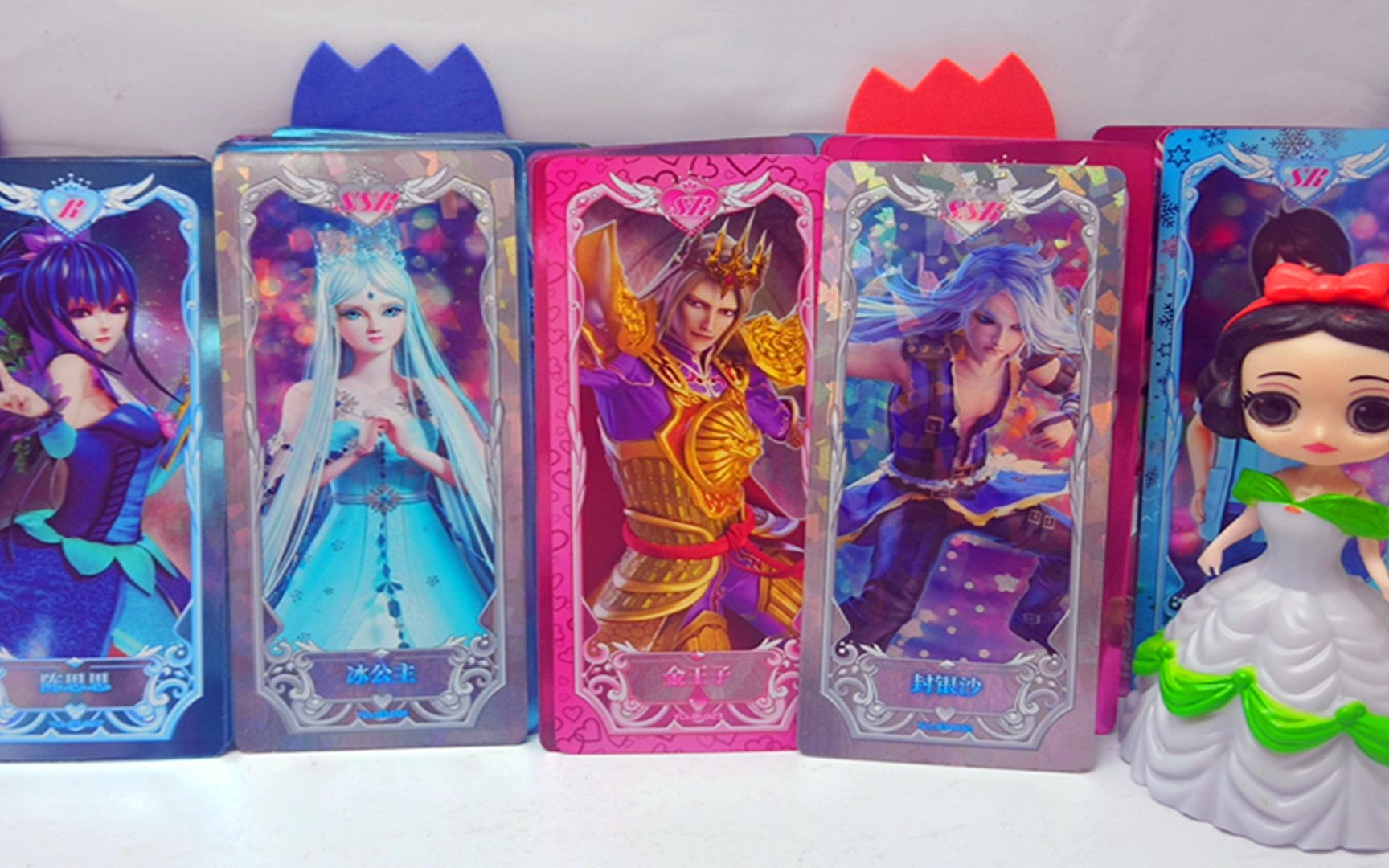 叶罗丽仙境收藏卡,封银沙和冰公主ssr卡