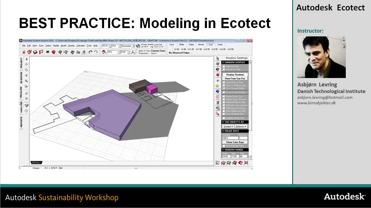 【Ecotect】实践篇 02  建模哔哩哔哩bilibili