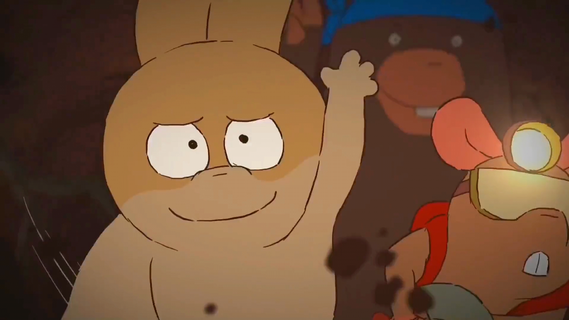 【治愈动画】超萌治愈系动画小短片完整版《洞穴》 小免子想要在地下