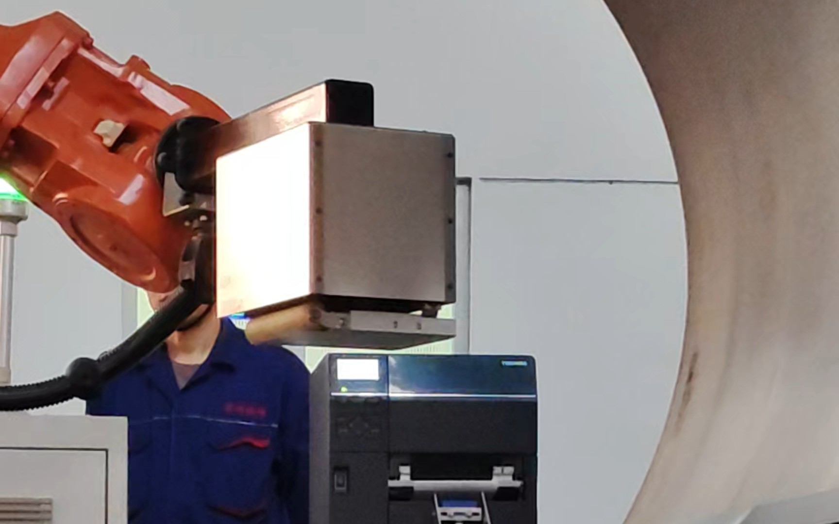 【日常】工业贴标机器人