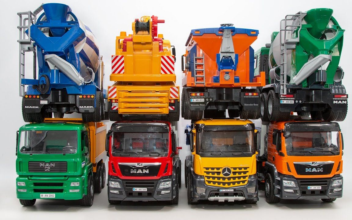 25辆工程车玩具集合,那种翻斗车最好看呢?