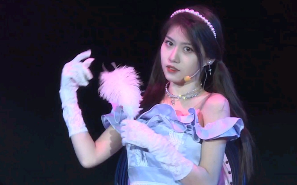 【gnz48 朱怡欣】 可爱版阿巴阿巴 蓝色小裙 是公主呀