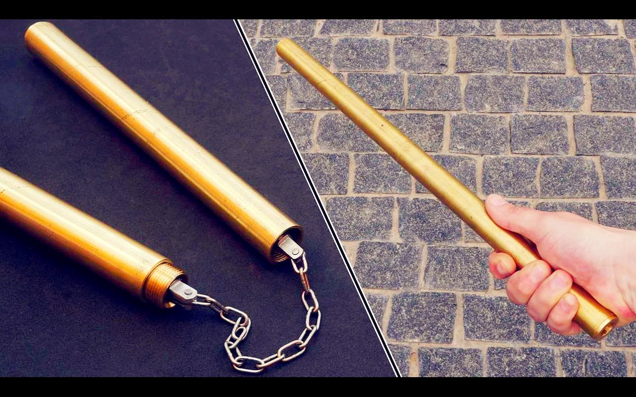 【手工】制作黄铜双截棍 | 作者:koss_哔哩哔哩_bilibili