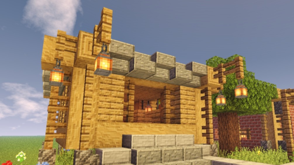 【mc建筑】有点丑,因为剪完已经天亮了