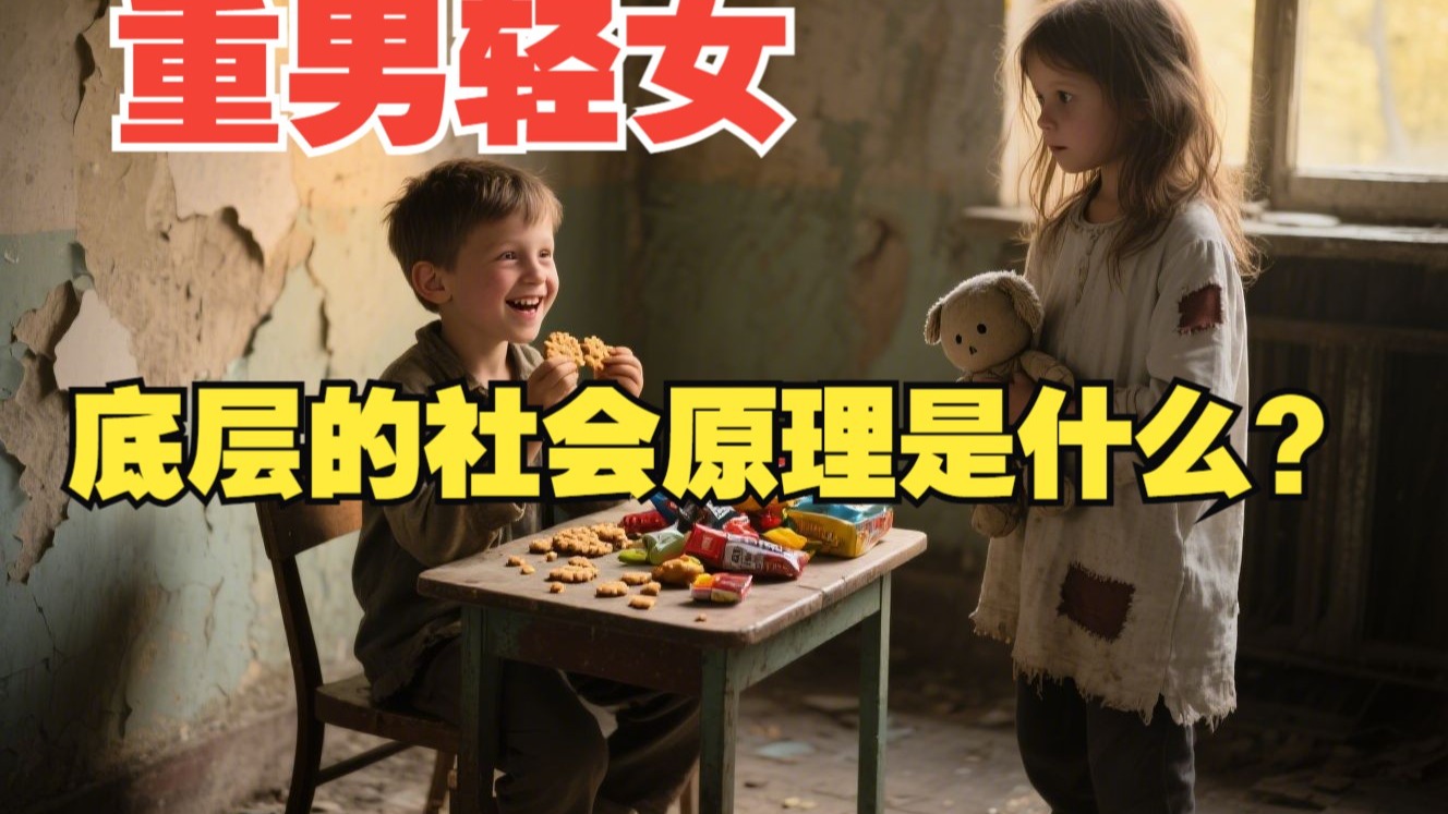 贫穷匮乏导致任何东西都必须物尽其用，男性是最好的生产工具，女性是最好的生育工具，想谈灵魂先要解决匮乏，现代人只是喜欢何不食肉糜而已