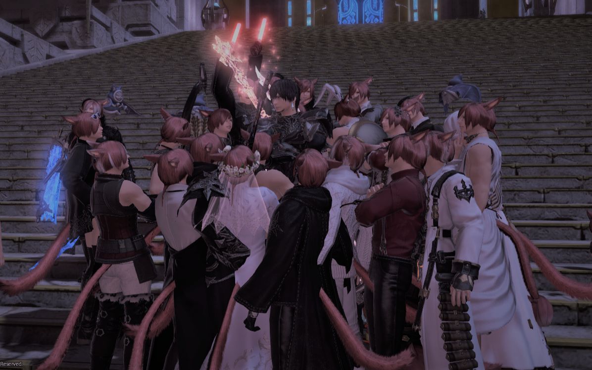 【ff14】陆行鸟区24小红猫整活尼尔联动-人偶军事基地