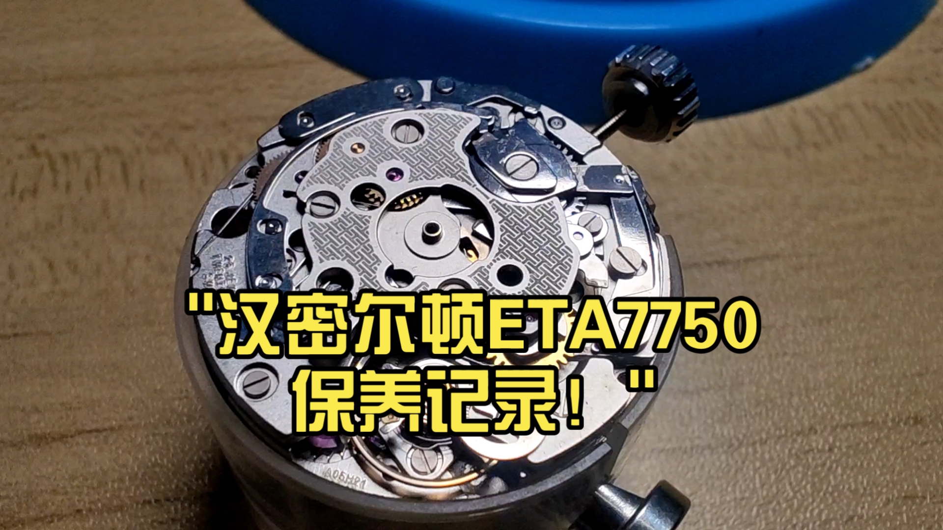 汉密尔顿eta7750保养记录!