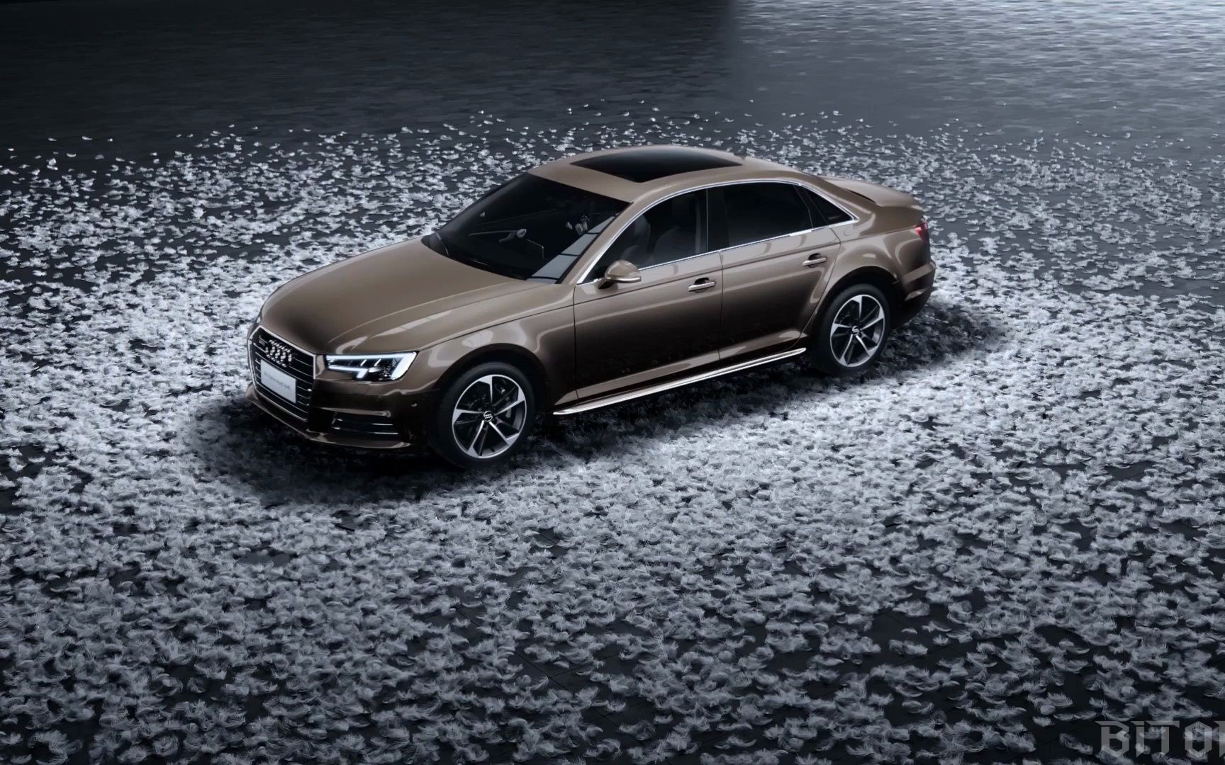 创意广告分享 奥迪a4l汽车广告