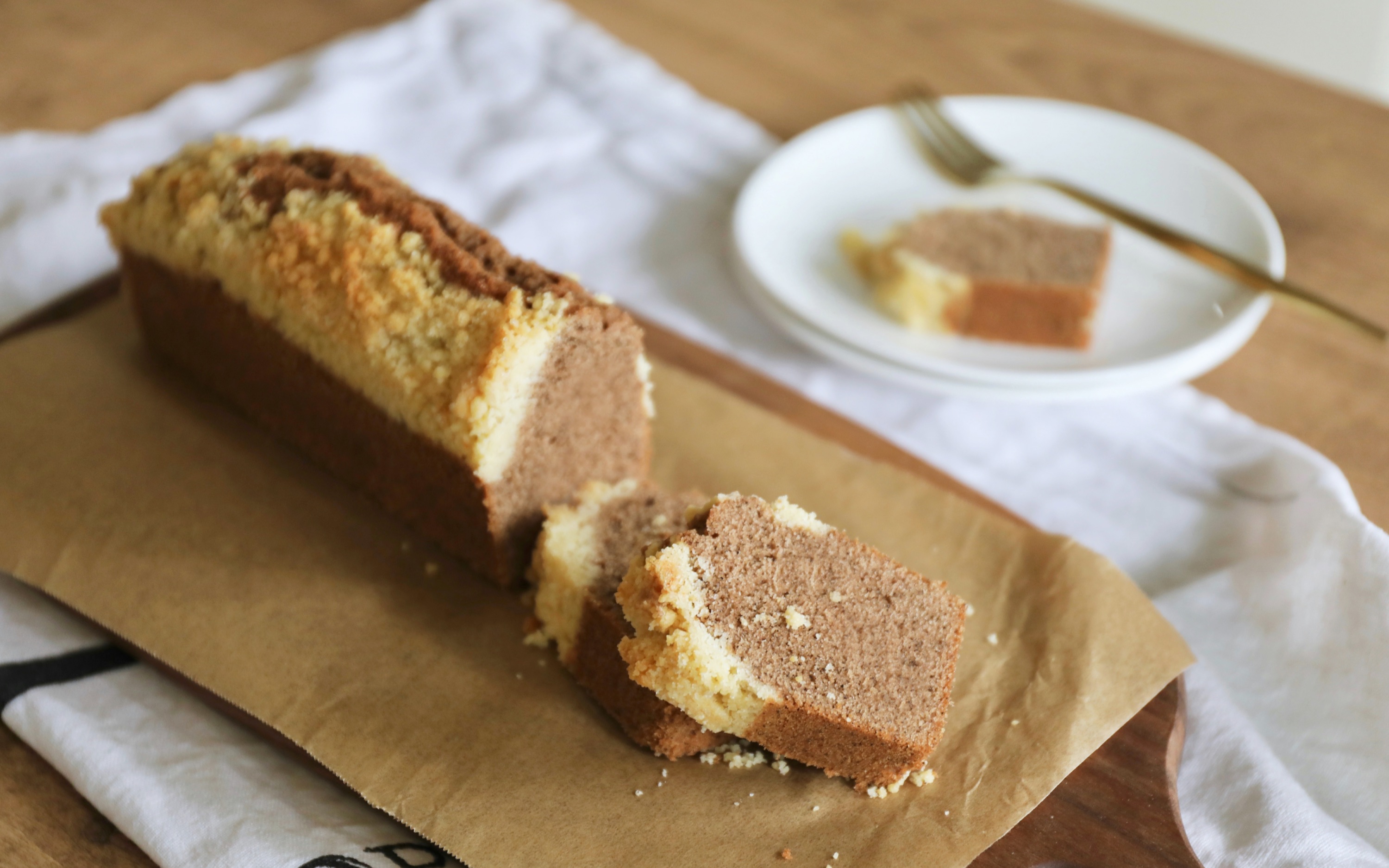 摩卡奶酥磅蛋糕～ 酥顶和磅蛋糕超相处的来啊_哔哩哔哩 (゜-゜)つロ