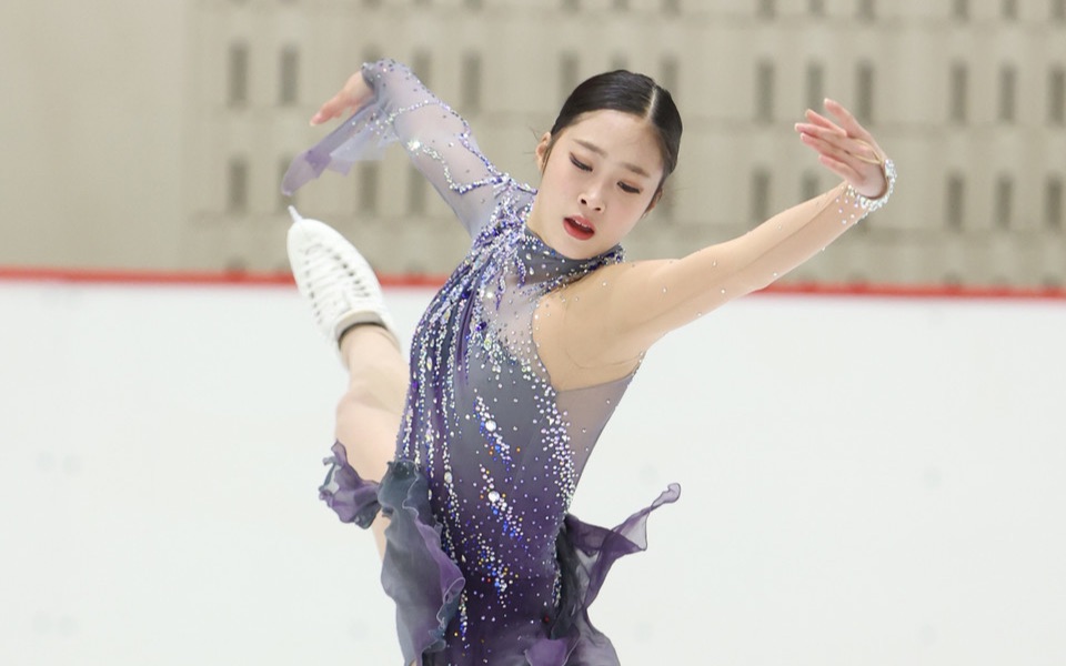 【21-22】刘永 young you(75.25) 韩国冬季运动节女单短节目 花样滑冰
