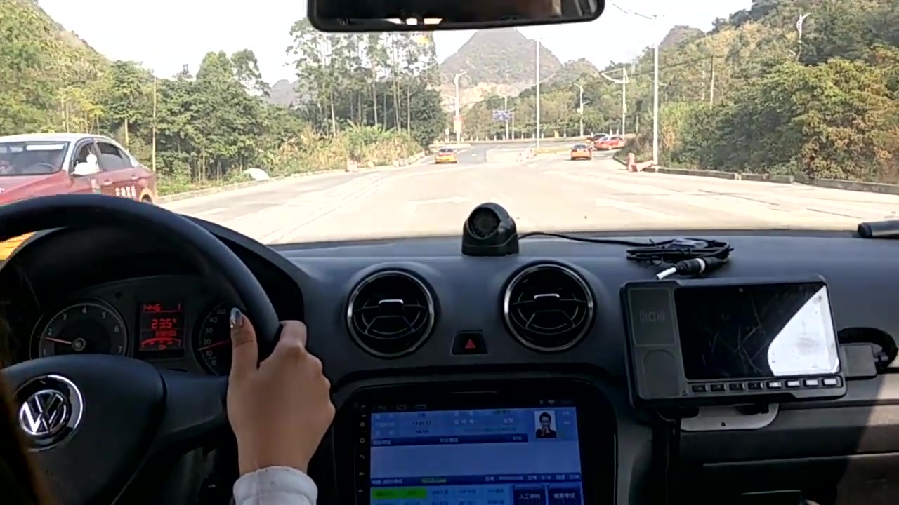 《清远英德浈阳科目三3号线考场模拟视频》