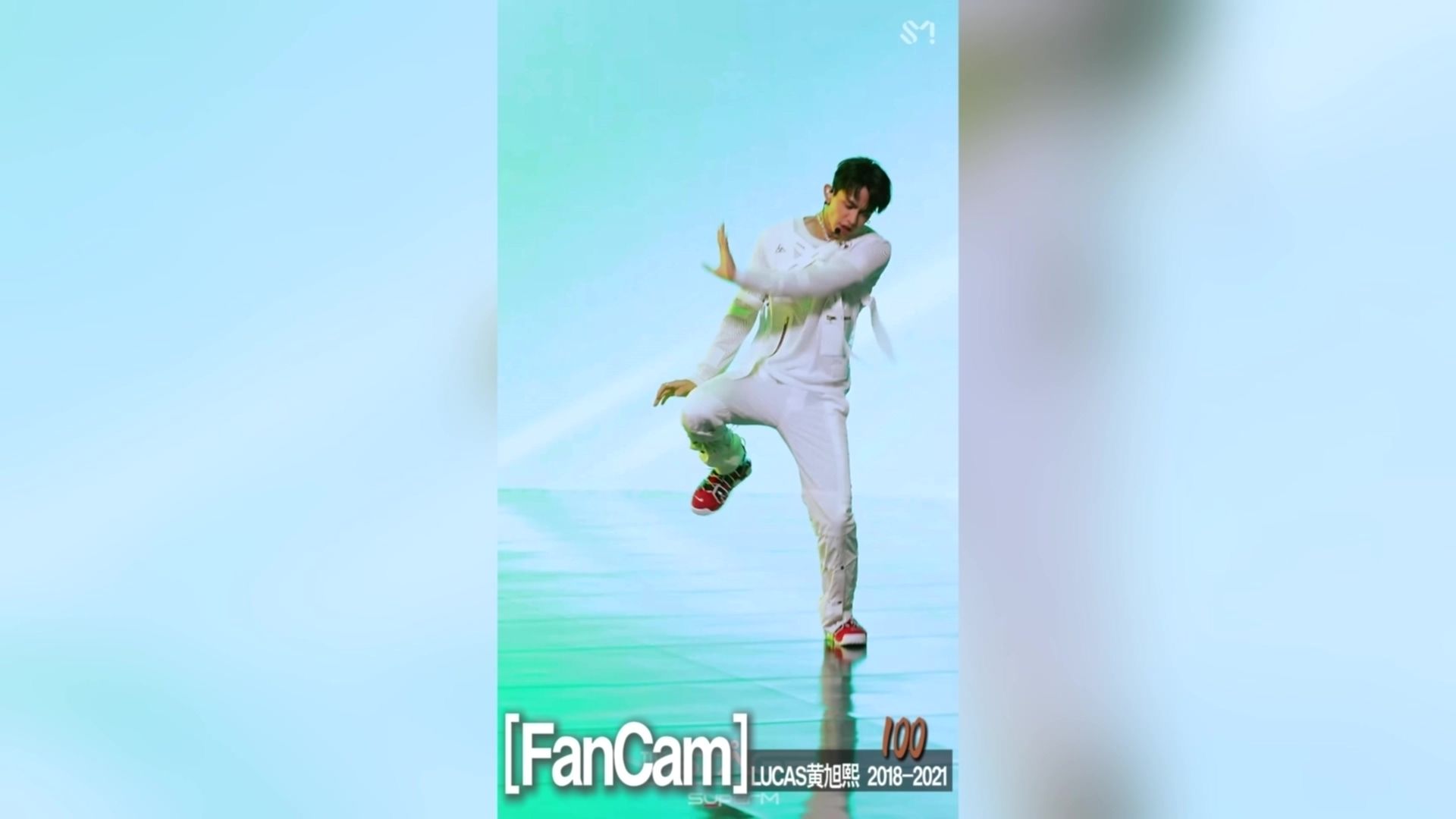 [lucas黄旭熙] 100 舞台个人直拍 -superm-the stage-[facecam][4k]