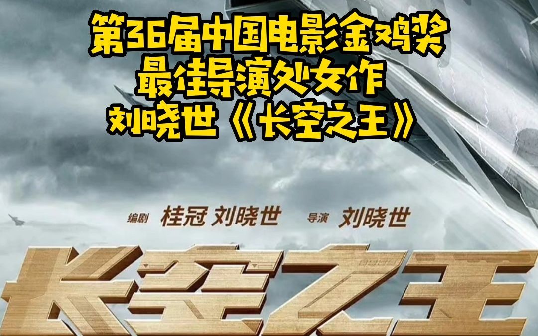 导演刘晓世凭借电影《长空之王》获得金鸡奖最佳导演处女作,恭喜!哔哩哔哩bilibili