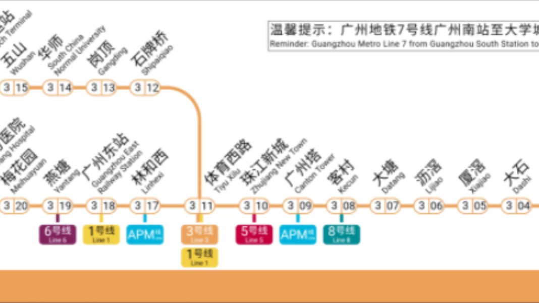 梦回2016年11月1日广州地铁3号线海傍方向机场南人和报站贯通大法哔哩哔哩bilibili