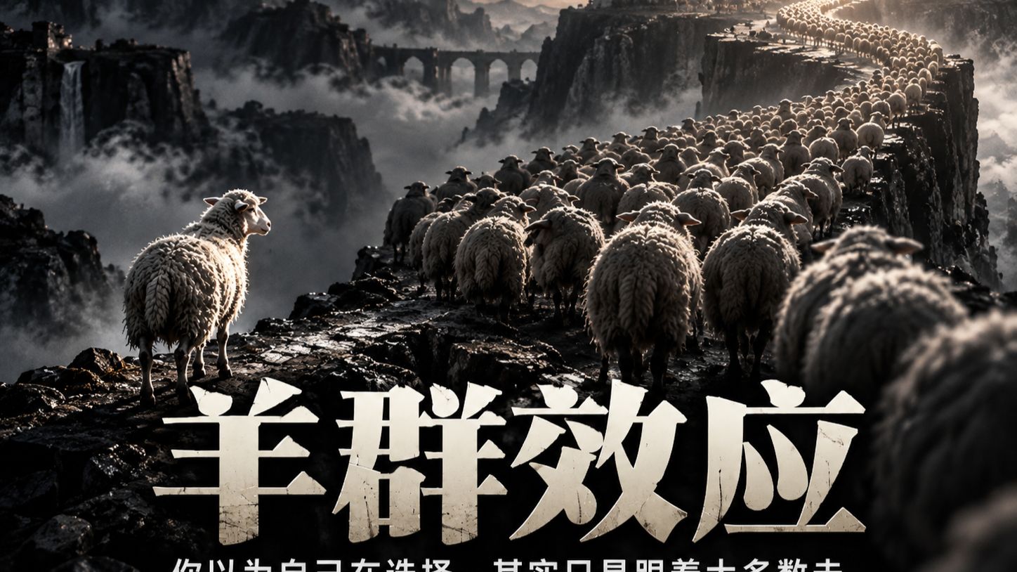 Vibe知识大赏 | 羊群效应：你越合群，越可能被“带偏”