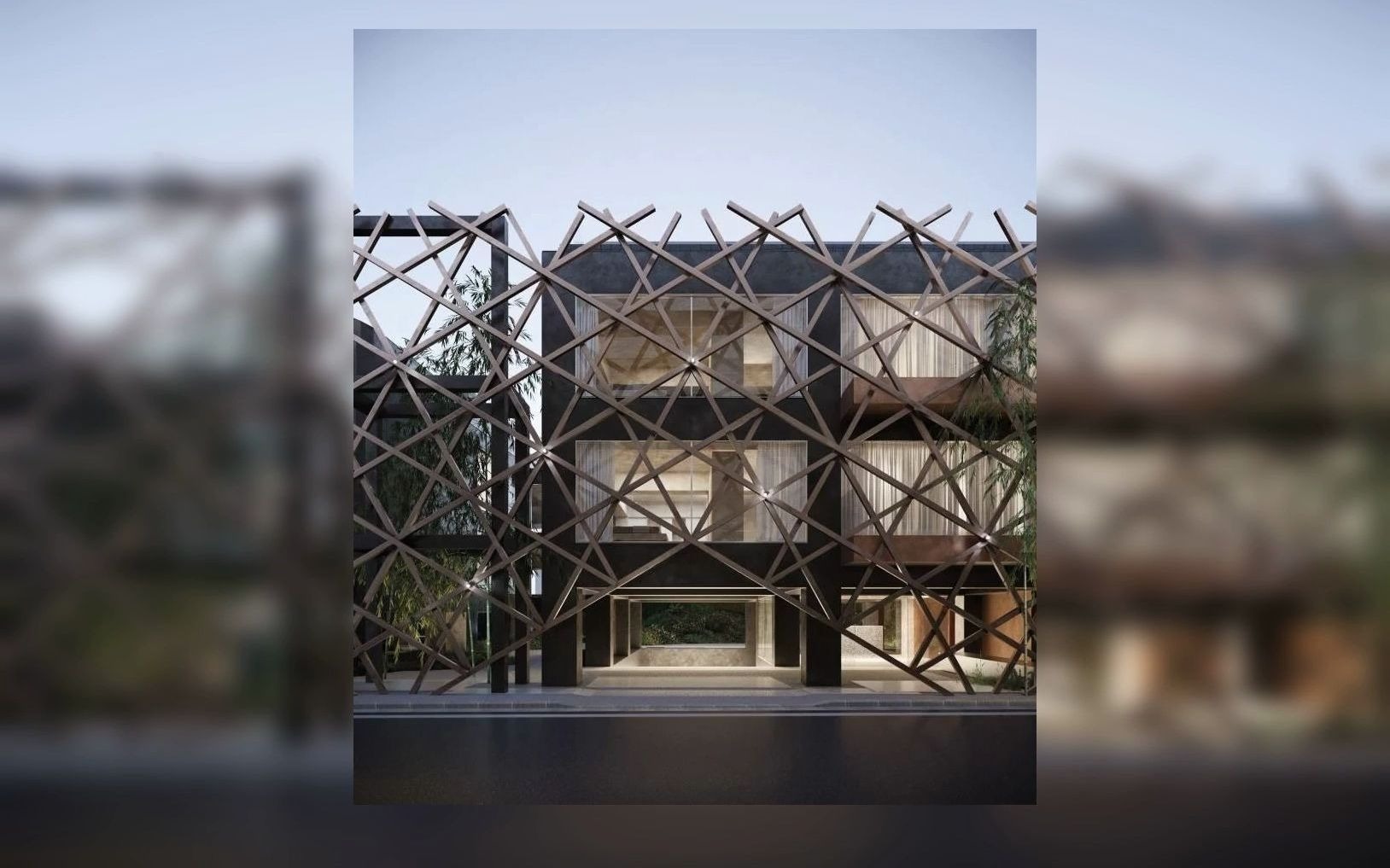 隈研吾北京作品 #公寓建筑案例 隈研吾学生的豪宅作品!