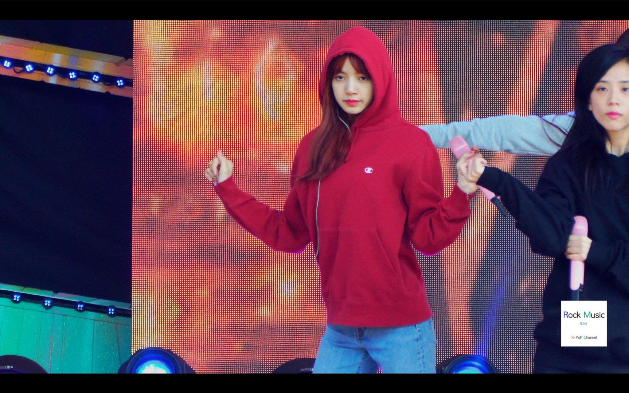 blackpink171028平昌音乐节彩排lisafocus