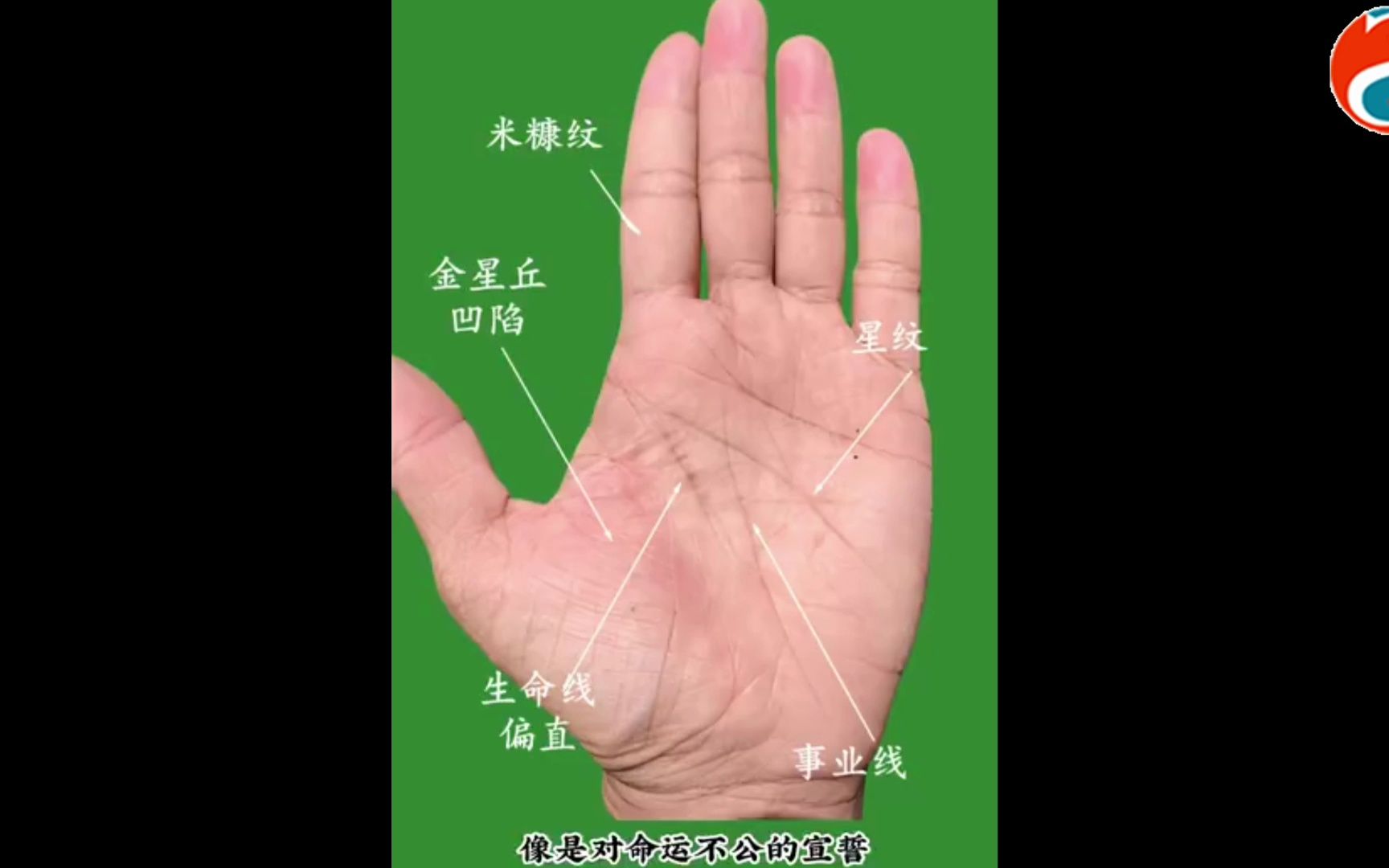 手中有"米糠纹"好吗?