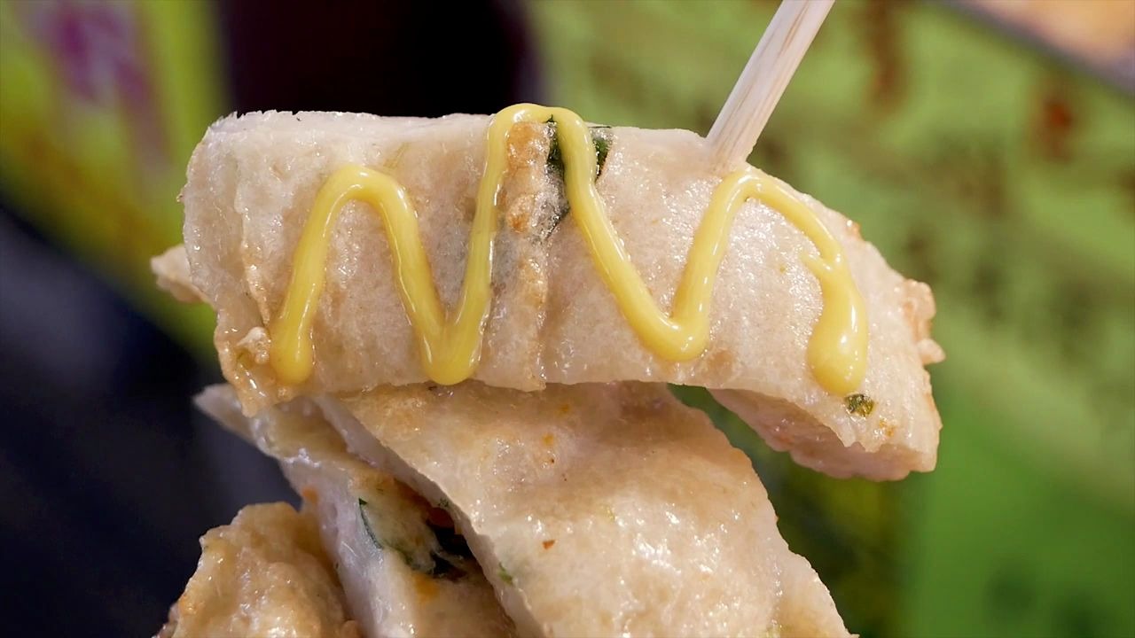 韩国街头美食 炸鱼糕