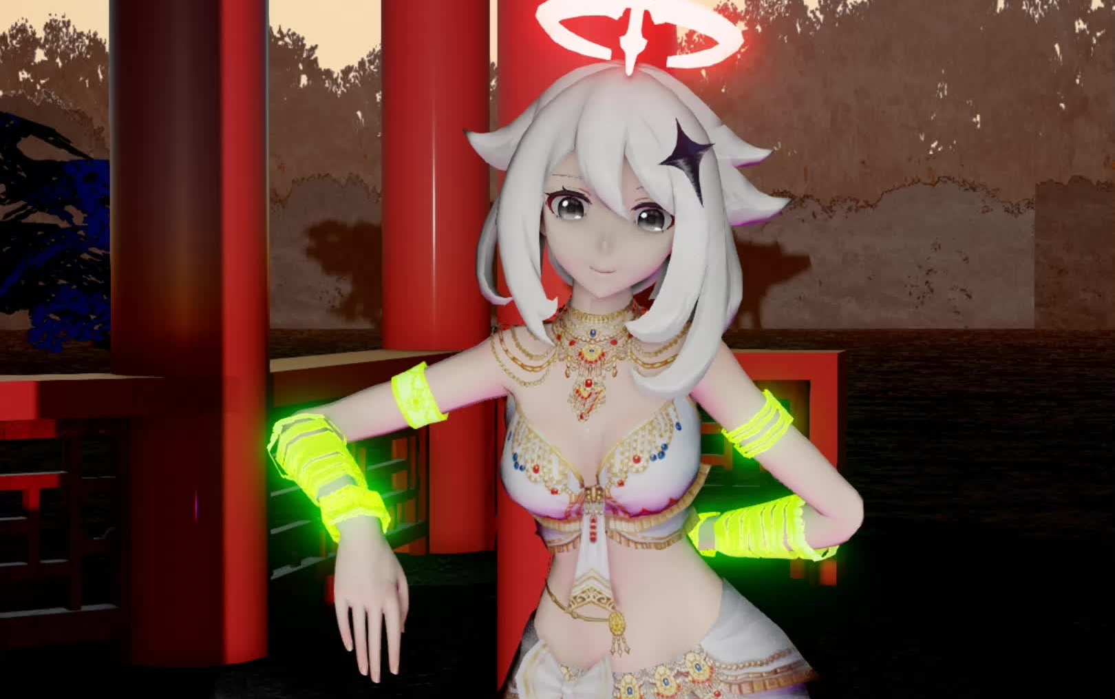 活动作品原神mmd膨化食品派蒙