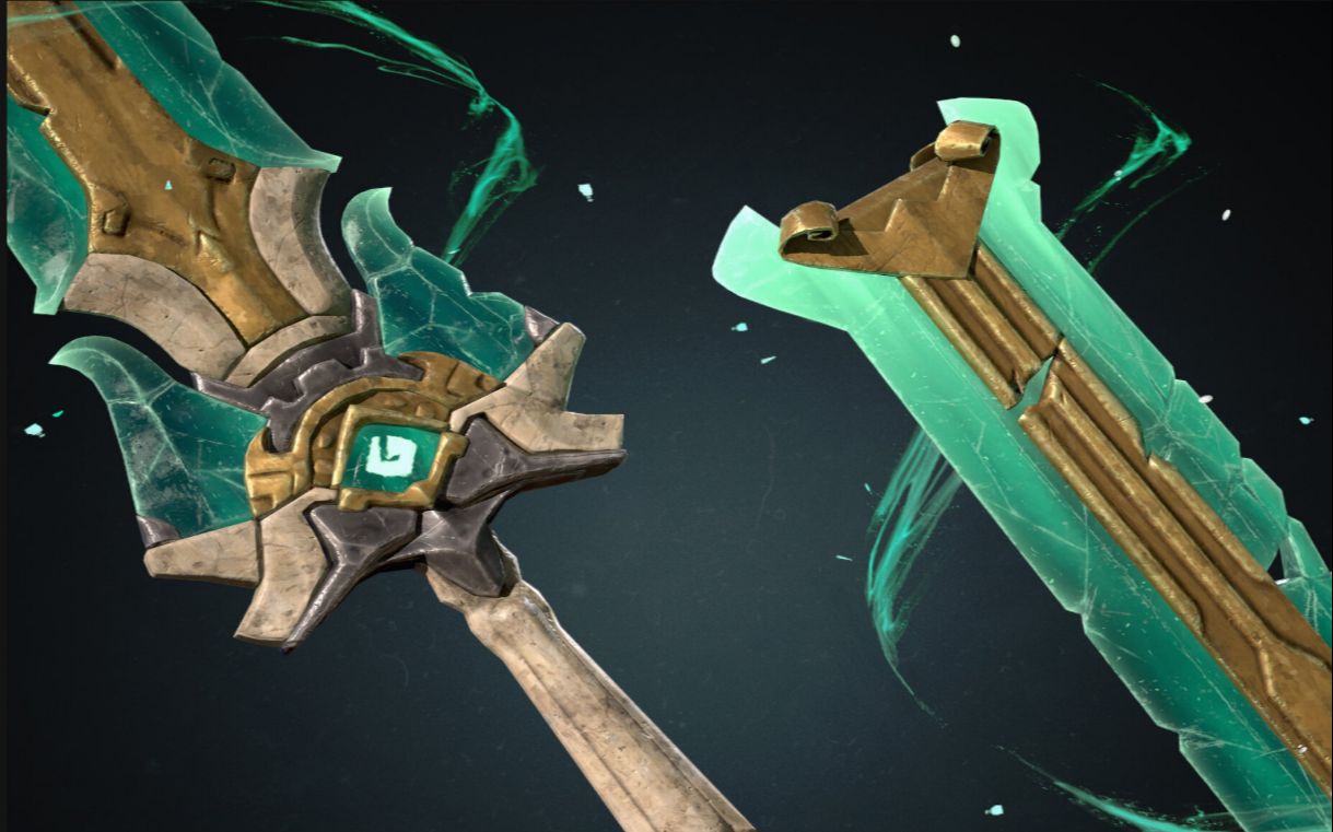 【maya zbrush】次世代流光剑模型制作,maya建模,zbrush教学