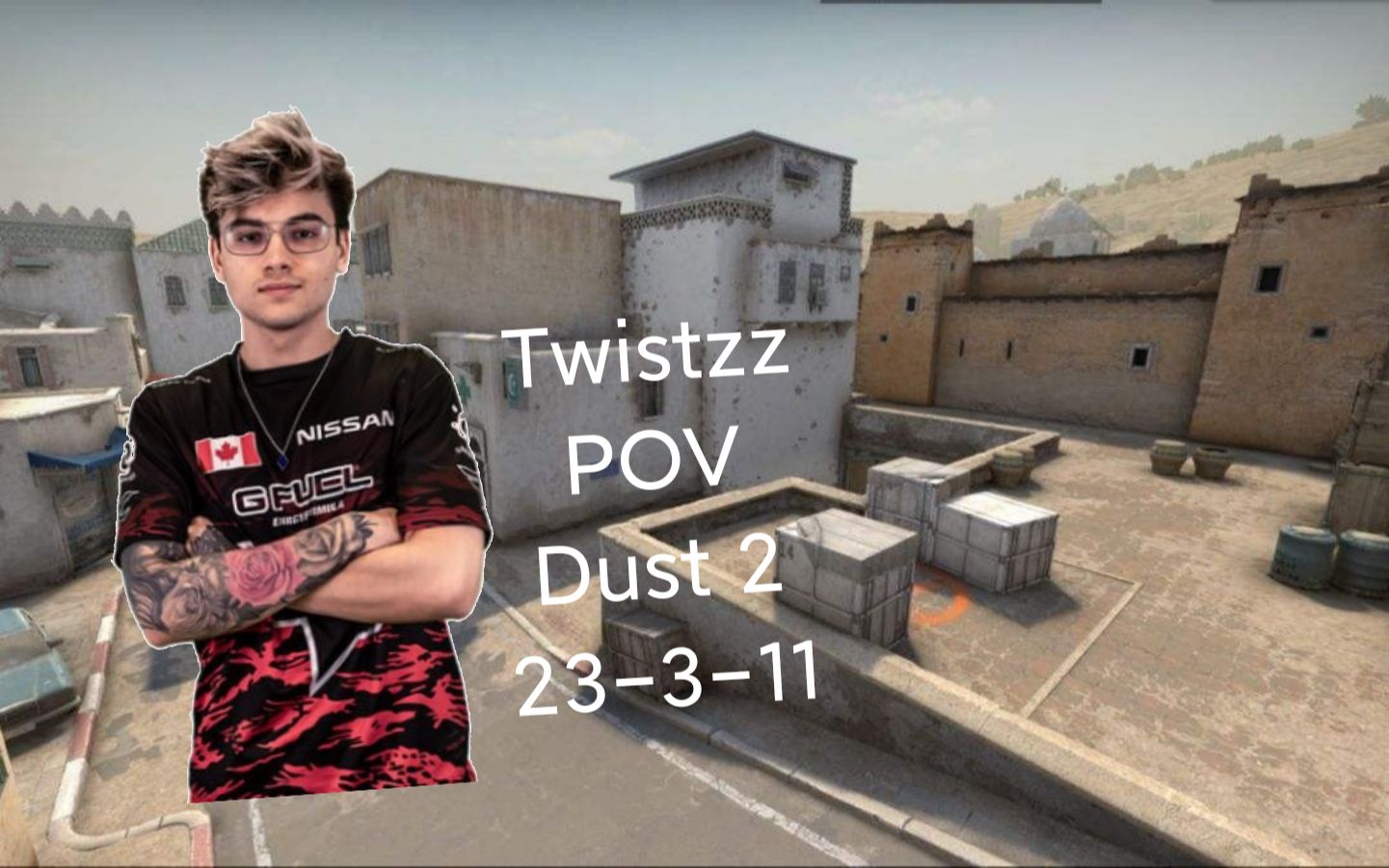 【csgo/pov/twistzz】发型总监twistzz第一人称视角---dust 2