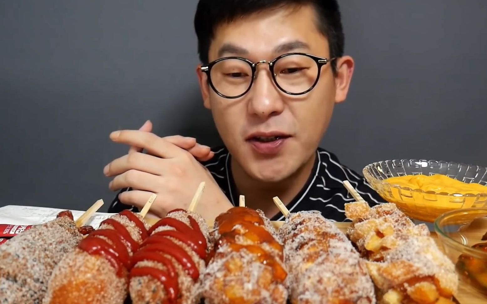 garma-芝士热狗 吃播@咀嚼音@real sound@eating sounds@1080高清