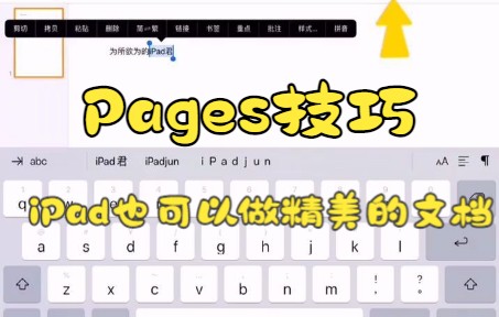 【Pages技巧】今天教你如何在空白文档中调节字体~哔哩哔哩bilibili