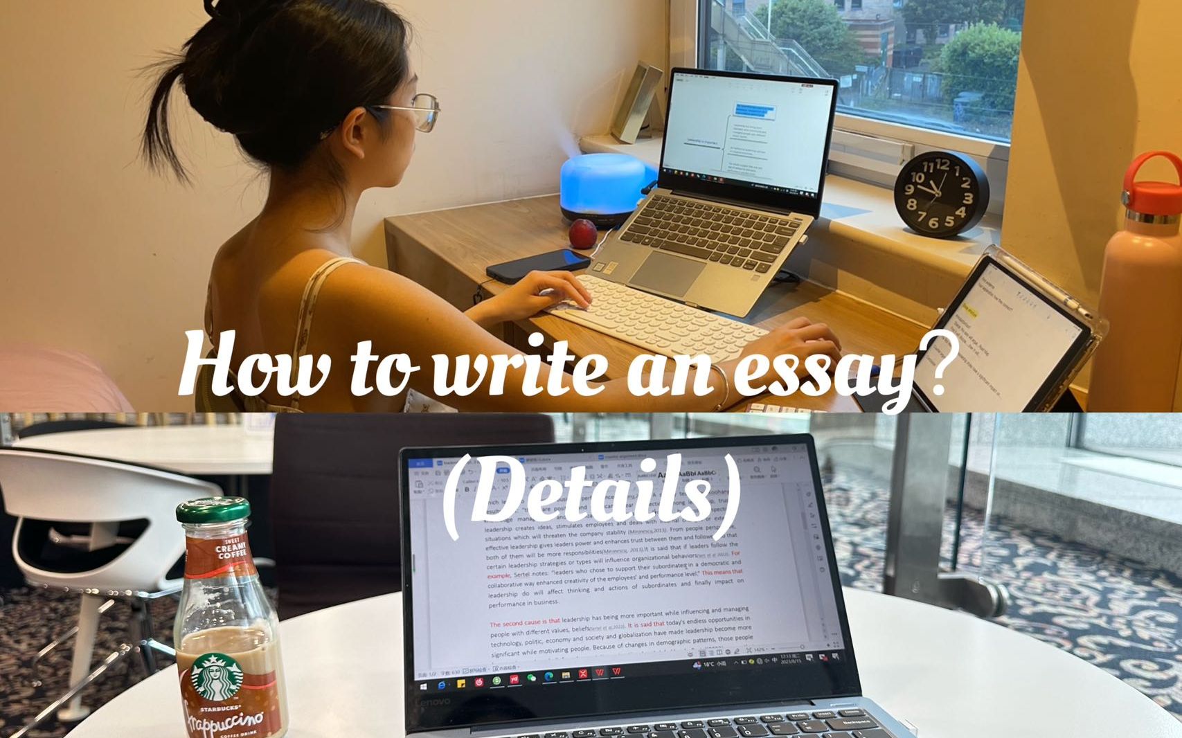 Study with me | Essay writing | 语言班手把手教学如何写Essay | 雅思通过了也要来学哔哩哔哩bilibili