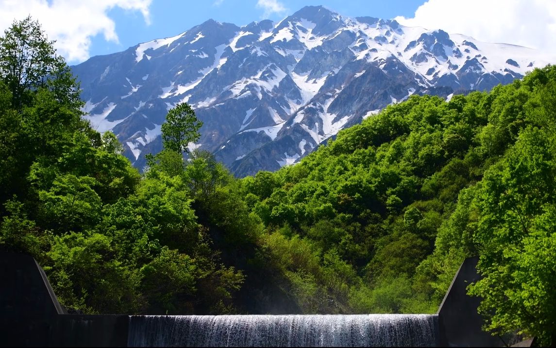 【超清日本】第一视角 新绿残雪长野县 白马山麓音风景 (4K视频测试) 2020.5哔哩哔哩bilibili