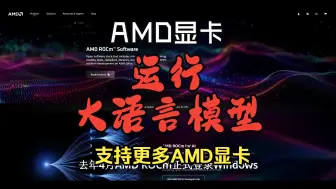 Download Video: AMD显卡使用Ollama本地运行AI大语言模型LLM，增加支持6600/6700系列。