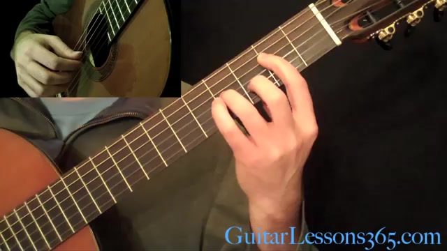 [图]阿尔汗布拉宫的回忆 教学1/2 Guitar Lesson Pt.1 - Francisco Tarrega - A Minor Sectio