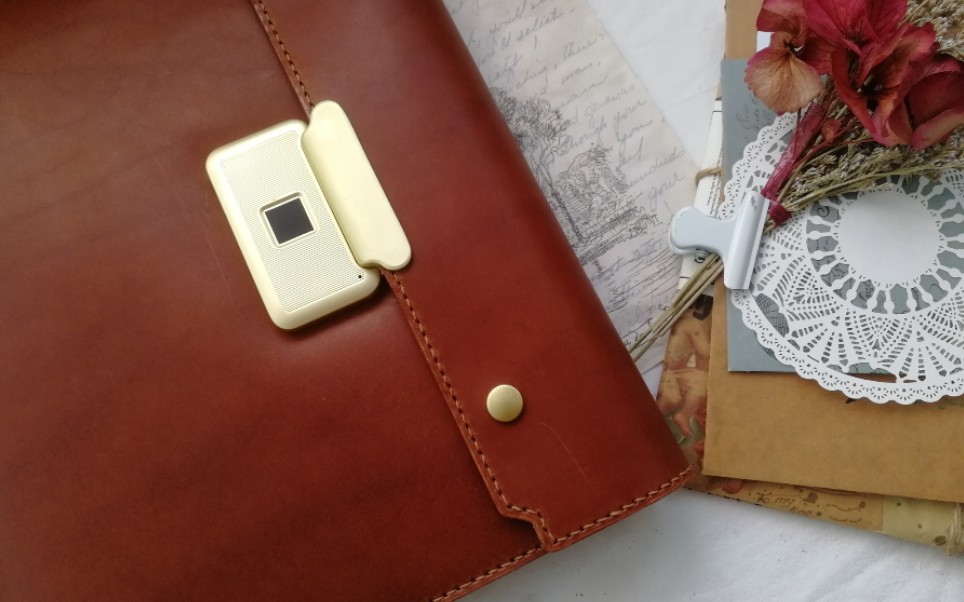 手帐,指纹锁活页书皮