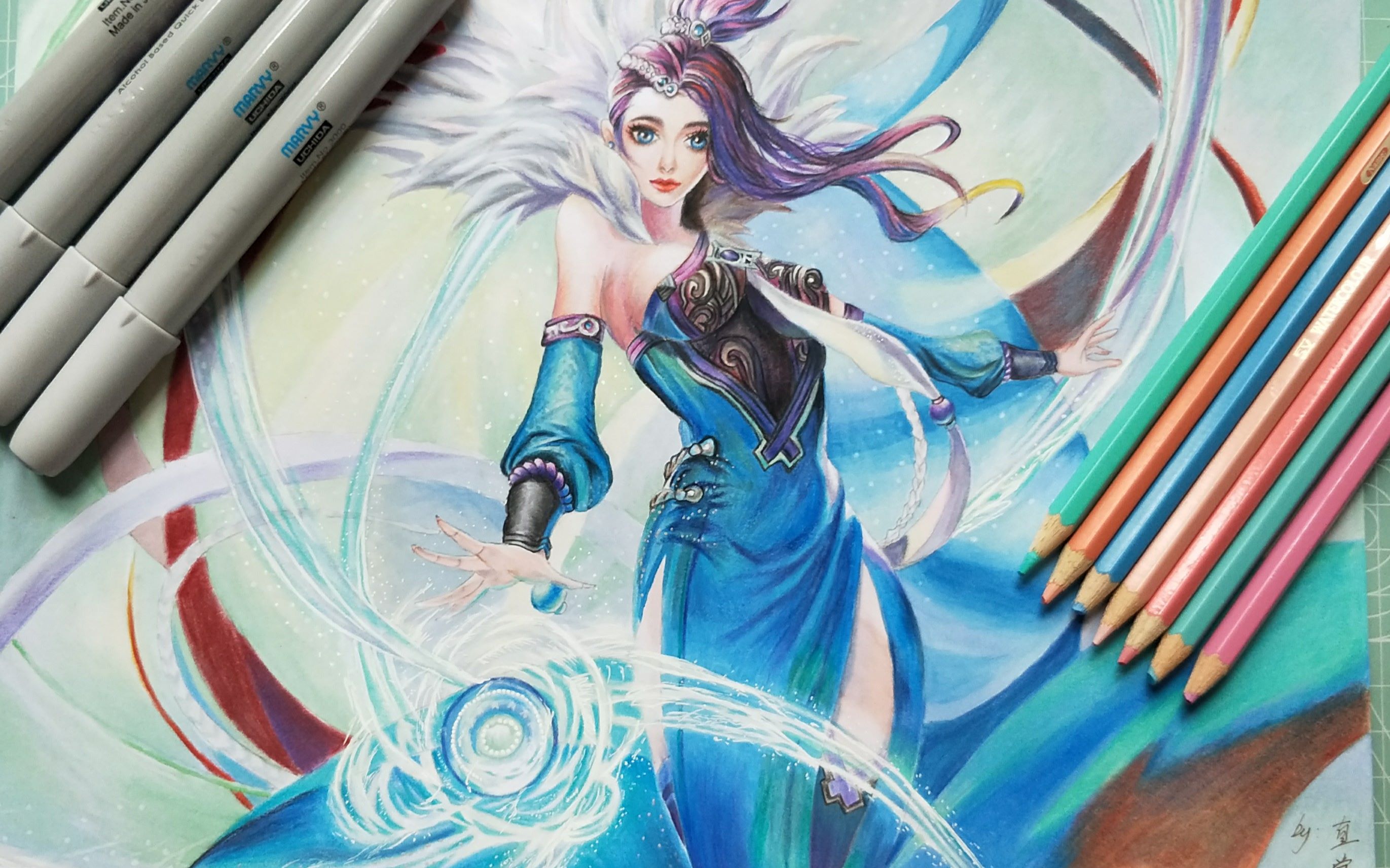 【手绘】性感甄姬 在线拉面!_哔哩哔哩 (゜-゜)つロ 干杯~-bilibili