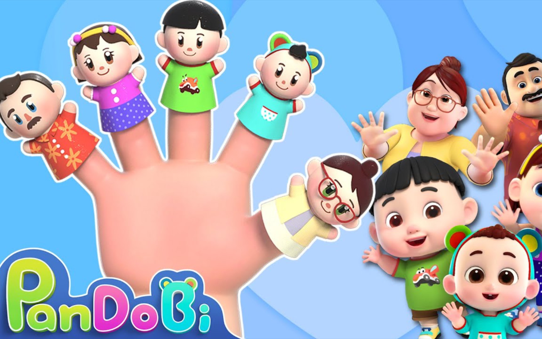 [图]【Super PanDoBi童谣&儿歌】The Finger Family Song | Daddy Finger Song for Kids