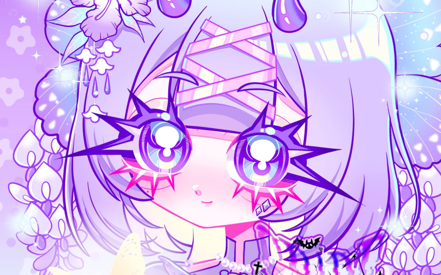 别划走!看我30秒画出一只紫色小蝴蝶