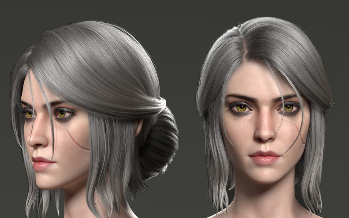 【maya人物建模】次世代影视写实"欧美女人"角色建模