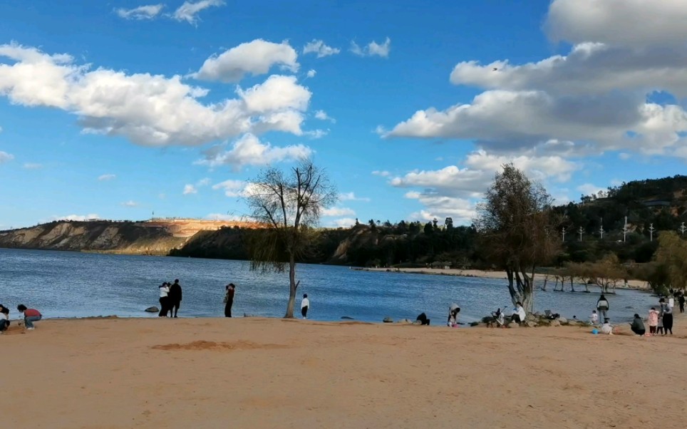 滇池南岸沙滩公园