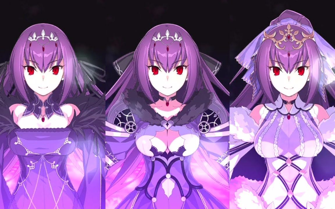 【fgo】斯卡哈=斯卡蒂 3种宝具模式 ex演示