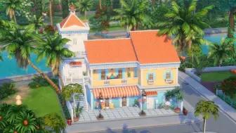 Download Video: 五颜六色的托马朗联排别墅 Colorful Tomarang Townhouses_ 2 Units 🌴 The Sims 4 Speed Build