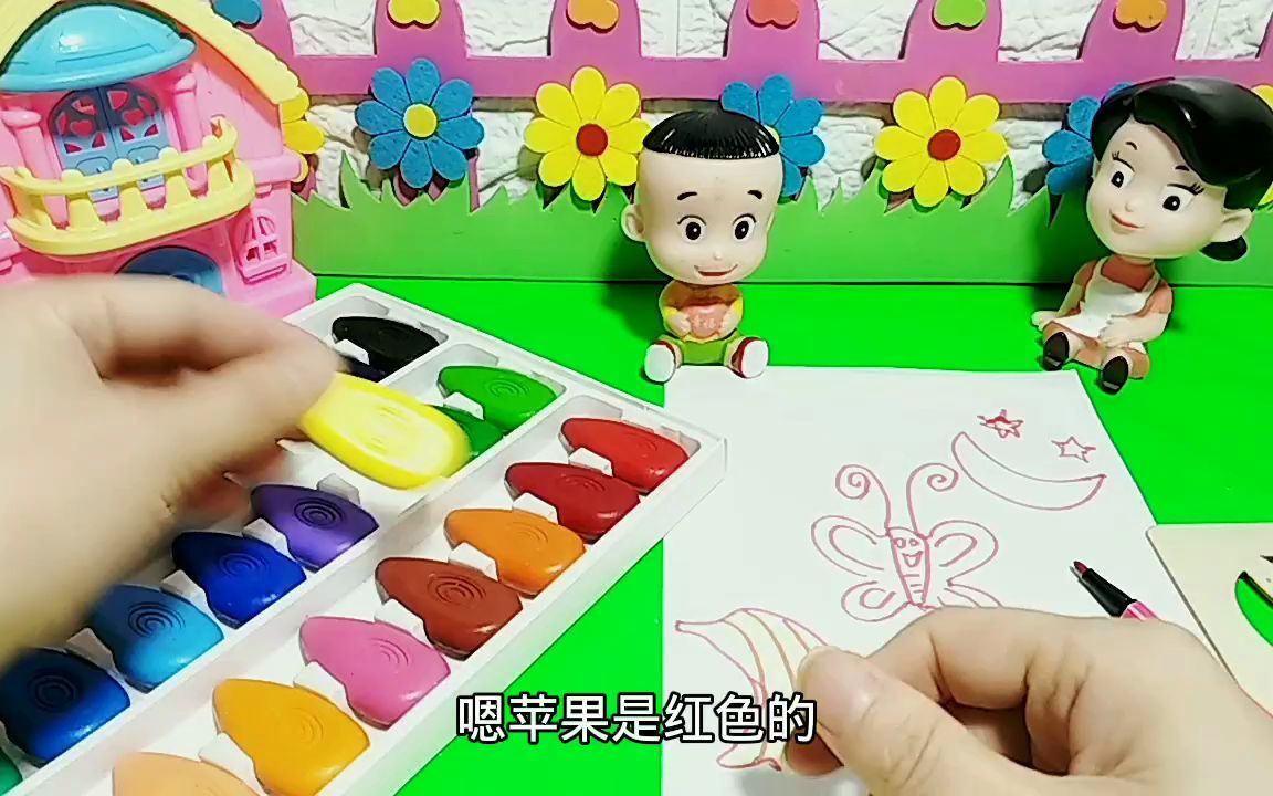 大头想画画,用模板学画画,画得漂亮吗?哔哩哔哩bilibili