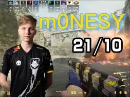 Video herunterladen: 【m0NESY】81%爆头 先瞄准再开枪（21-10）FACEIT 第一视角 (远古遗迹Ancient)  2024.01.04