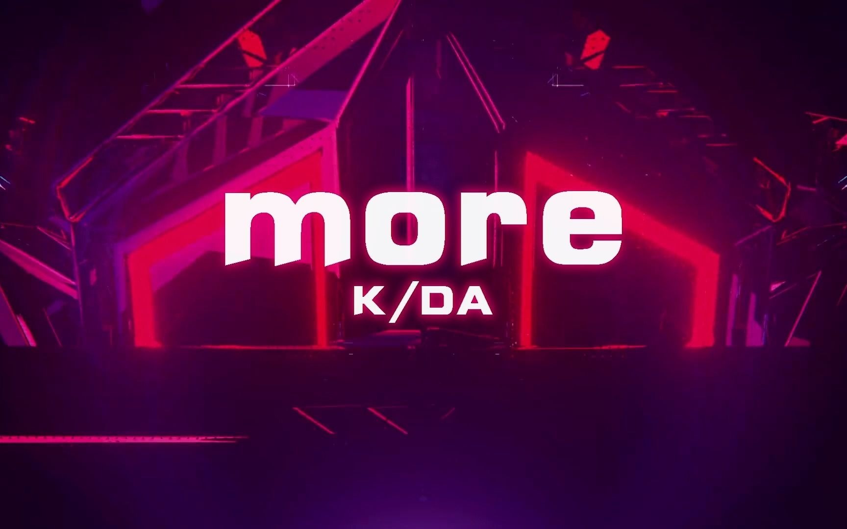 K/DA  MORE舞台背景视频 LED背景 KDA哔哩哔哩bilibili