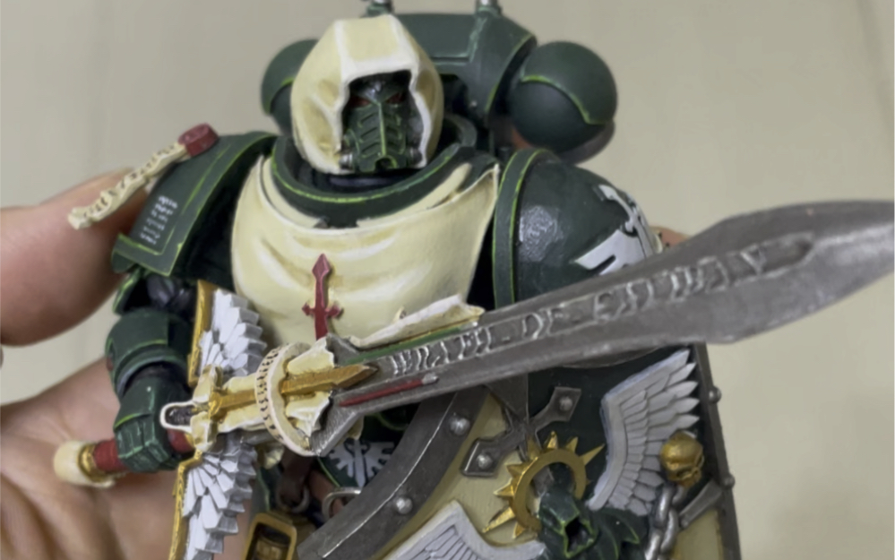 暗源战锤黑暗天使老兵改造展示