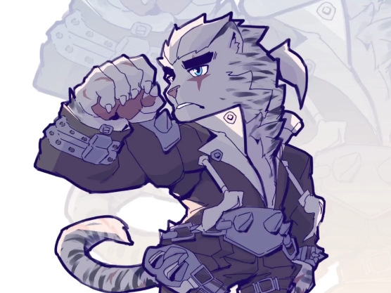 【明日方舟】重新绘画了山哥哥