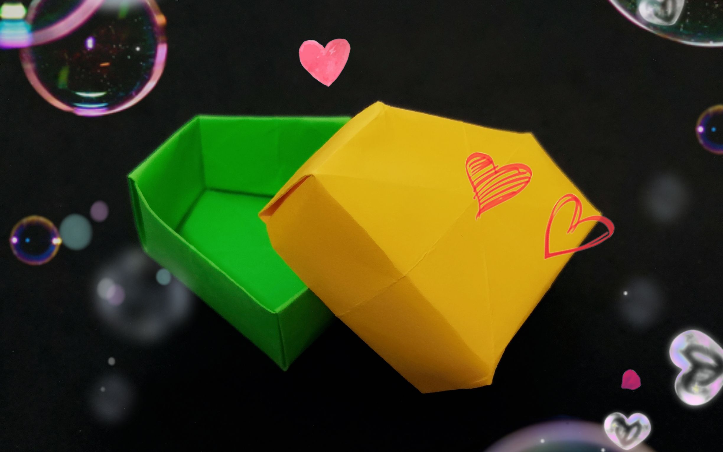 钻石盒子立体的折法图片