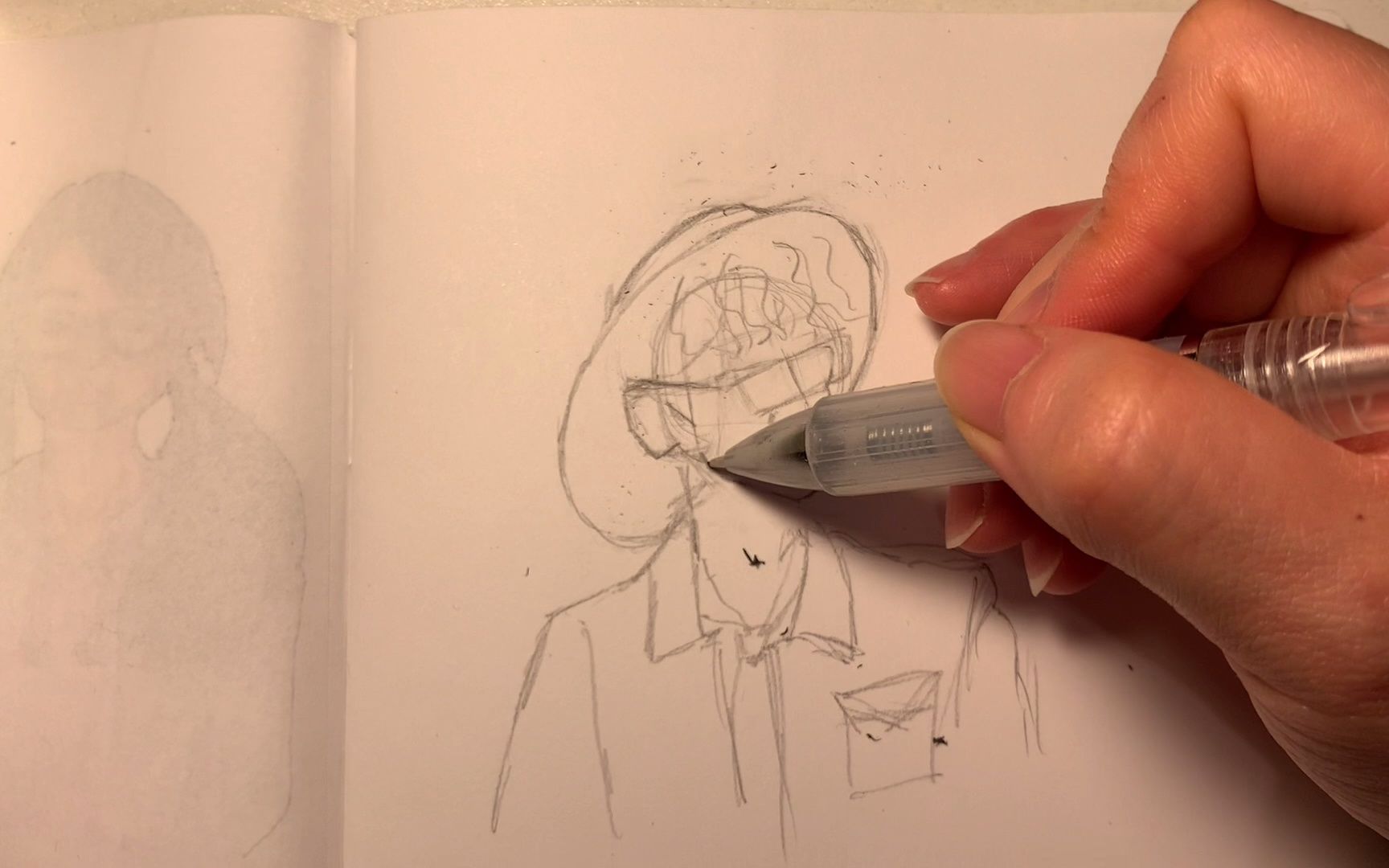 【白敬亭| nznd】彩铅手绘-明侦6白rap最新造型_哔哩哔哩 (゜-゜)つロ